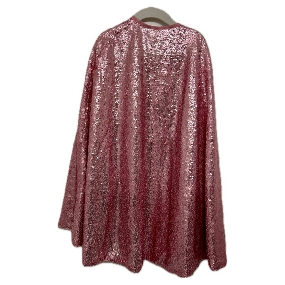 Pink Sequin Great Pretenders Costume Cape - Picture 2 of 3